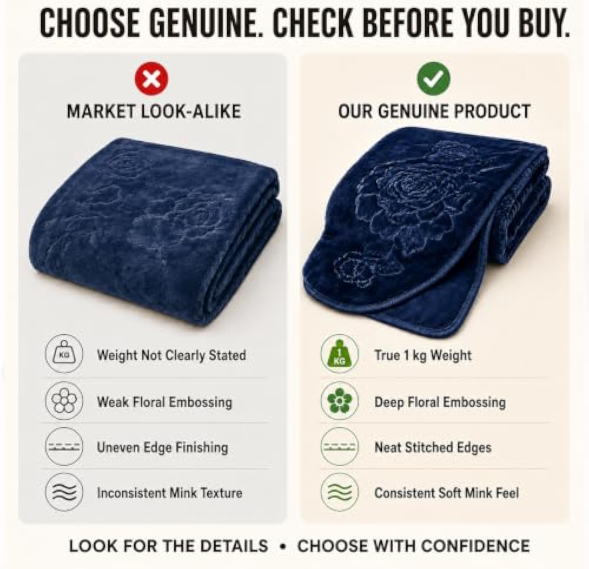 280 GSM Micromink Blanket, Premium Soft Warm Cozy Blanket